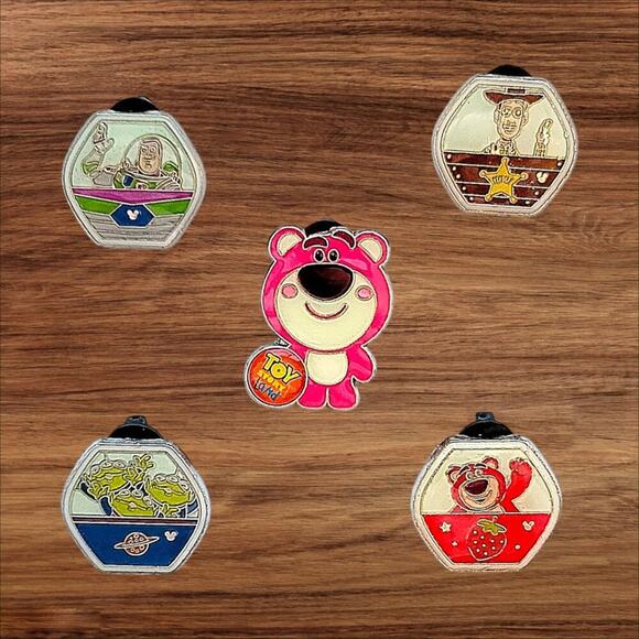 5 Toy Story Disney Parks Trading Pins, Plus 2 Bonus Pins - Picture 1 of 2